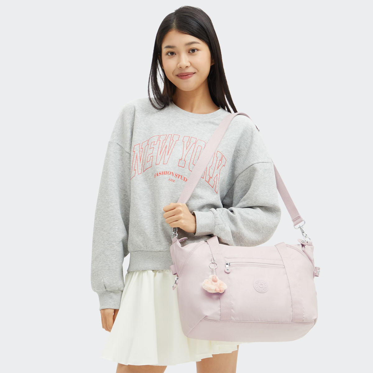 Kipling Borsa a mano Art Pink Shine - 2 Kipling Borsa a mano Art Pink Shine - 2