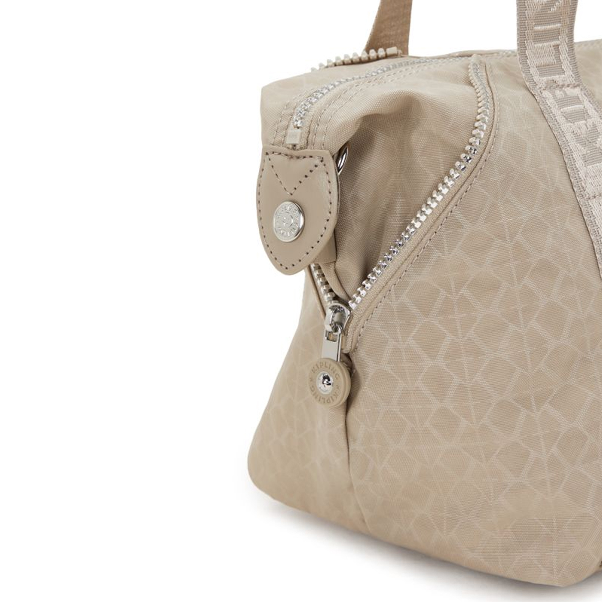 Kipling Borsa a mano Art Mini Glorious Beige Silver - 7 Kipling Borsa a mano Art Mini Glorious Beige Silver - 7