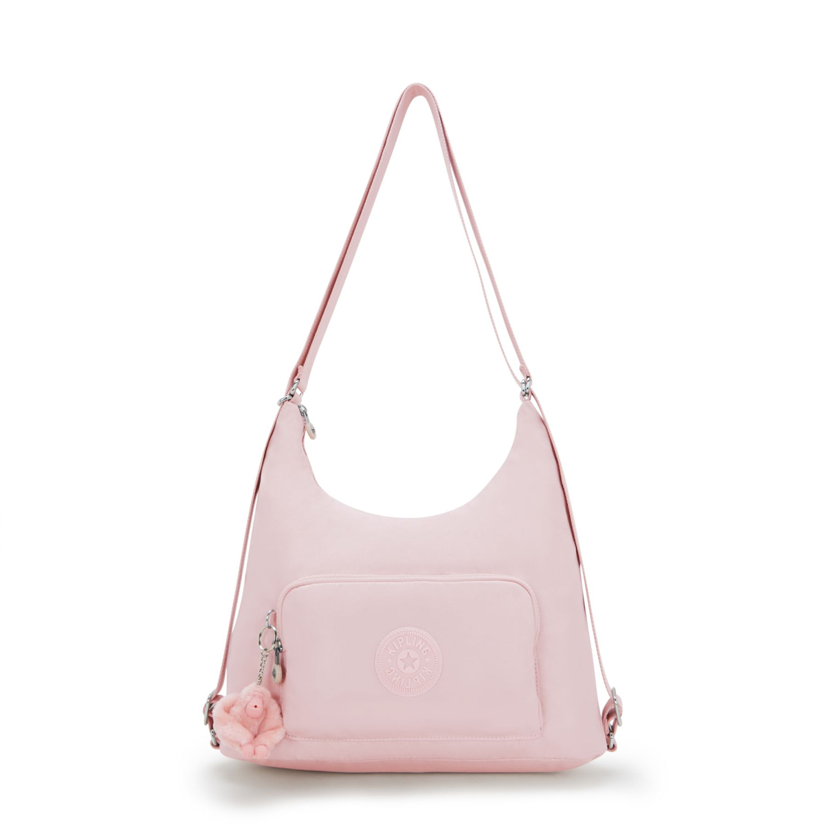 Kipling Borsa a spalla Trasformabile Yenna Pink Shine - 1 Kipling Borsa a spalla Trasformabile Yenna Pink Shine - 1