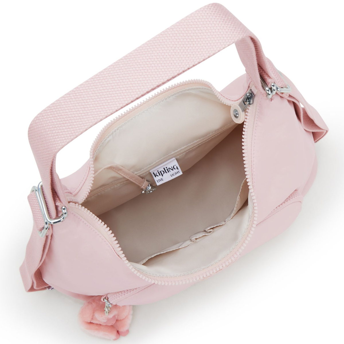Kipling Borsa a spalla Trasformabile Yenna Pink Shine - 4 Kipling Borsa a spalla Trasformabile Yenna Pink Shine - 4