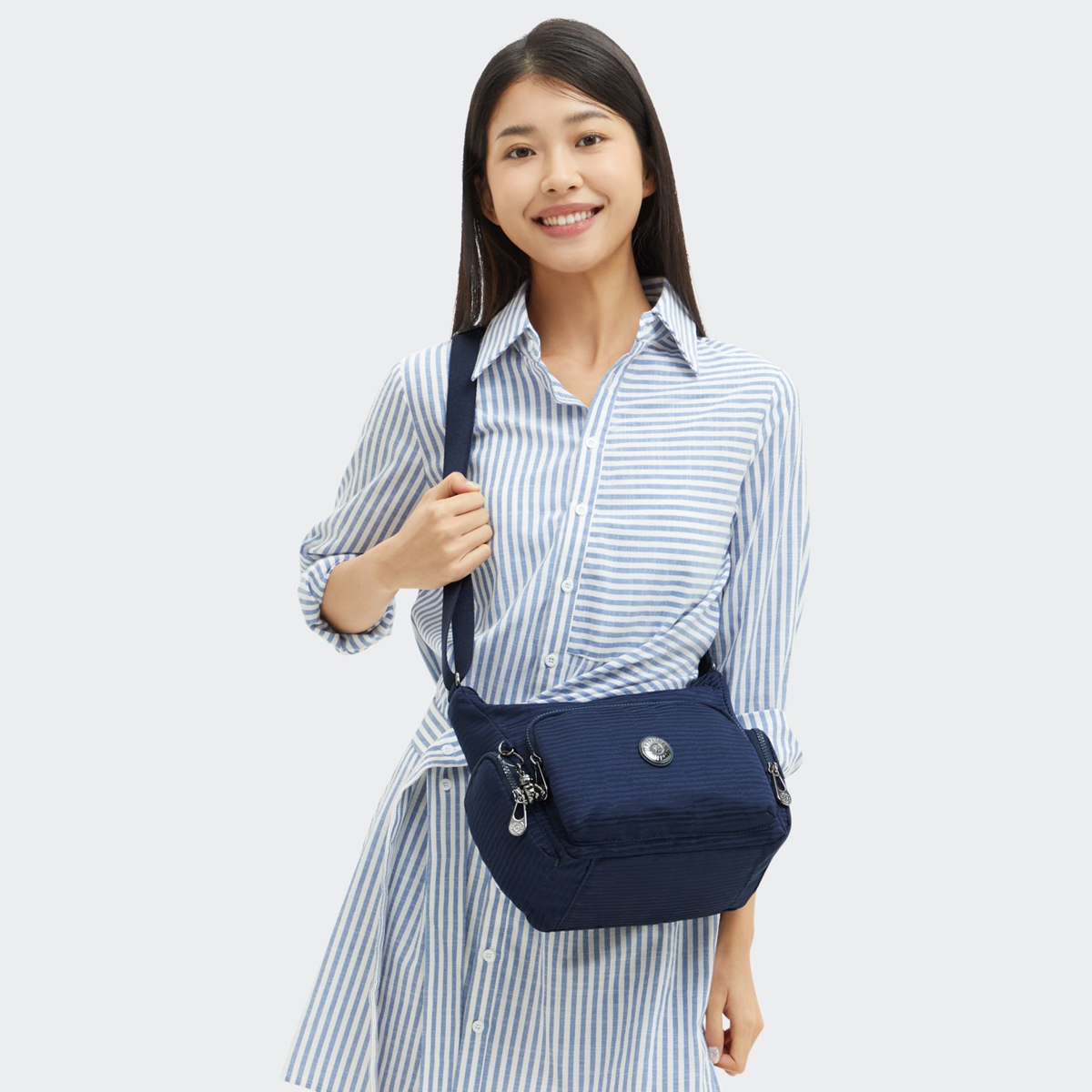 Kipling Tracolla Gabb S Night Ocean Jacquard - 2 Kipling Tracolla Gabb S Night Ocean Jacquard - 2
