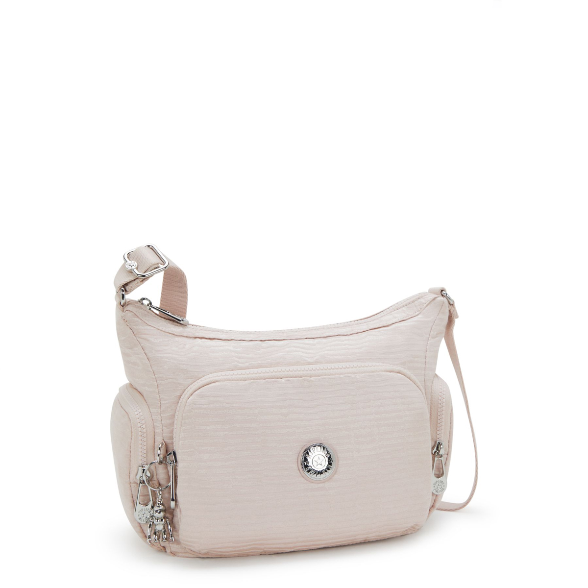Kipling Tracolla Gabb S Pink Pearl Jacquard - 5 Kipling Tracolla Gabb S Pink Pearl Jacquard - 5