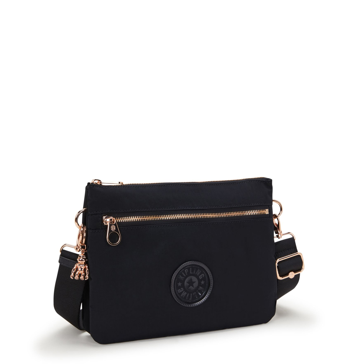 Kipling Tracolla Riri L Zip Black Rose Spice - 5 Kipling Tracolla Riri L Zip Black Rose Spice - 5