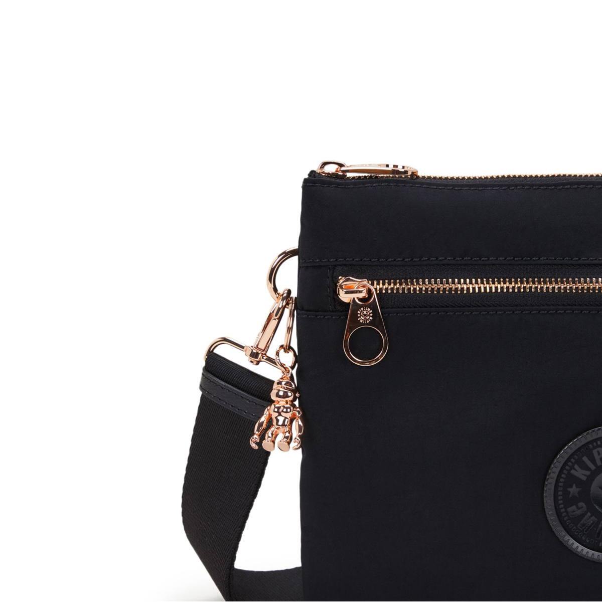 Kipling Tracolla Riri L Zip Black Rose Spice - 6 Kipling Tracolla Riri L Zip Black Rose Spice - 6