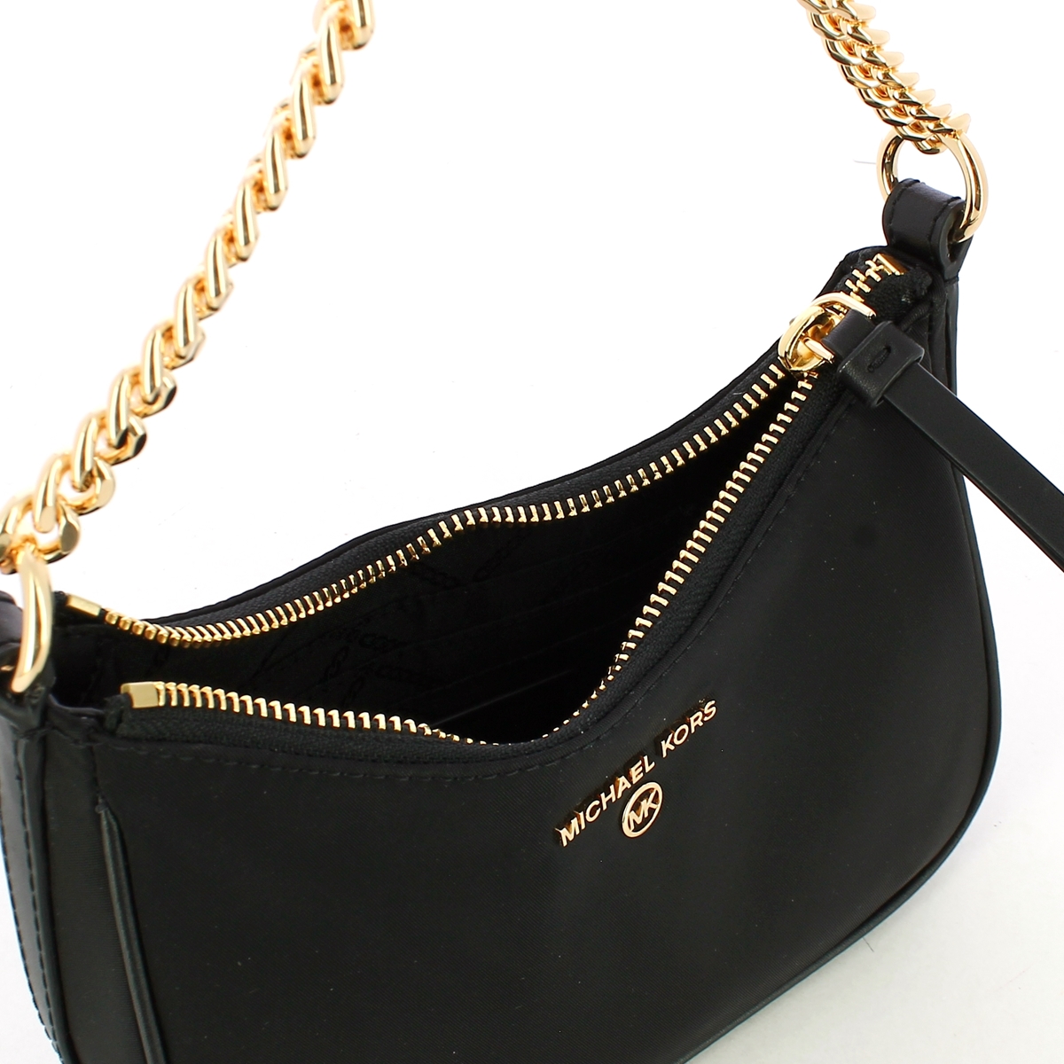 Michael Kors Borsa a spalla Jet Set Charm Small in Nylon Black - 4 Michael Kors Borsa a spalla Jet Set Charm Small in Nylon Black - 4