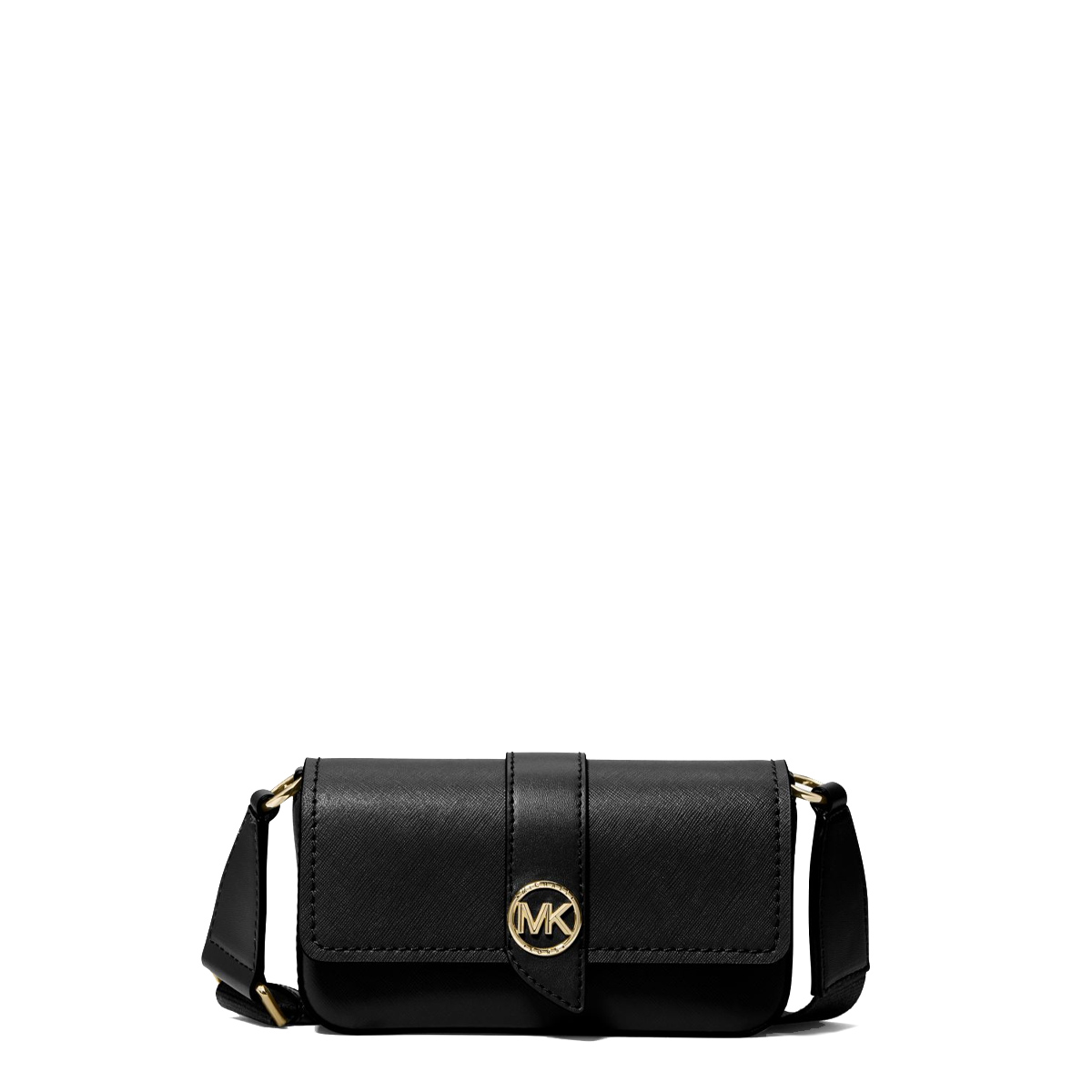 Michael Kors Mini Borsa a tracolla Greenwich Gold Black - 1 Michael Kors Mini Borsa a tracolla Greenwich Gold Black - 1