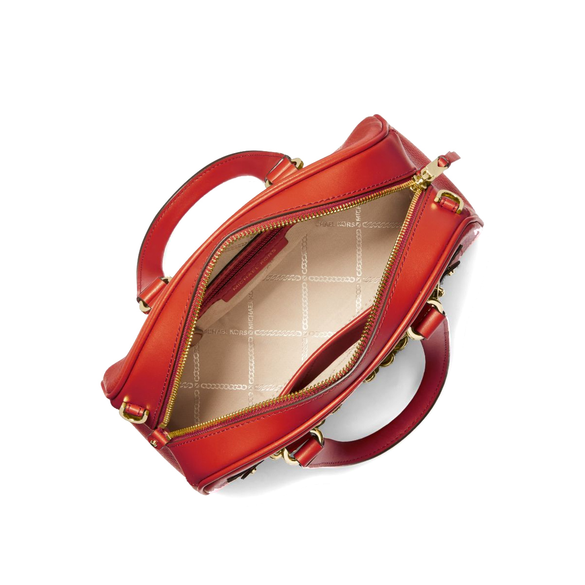 Michael Kors Borsa a mano Williamsburg Small Bright Terracotta - 2 Michael Kors Borsa a mano Williamsburg Small Bright Terracotta - 2