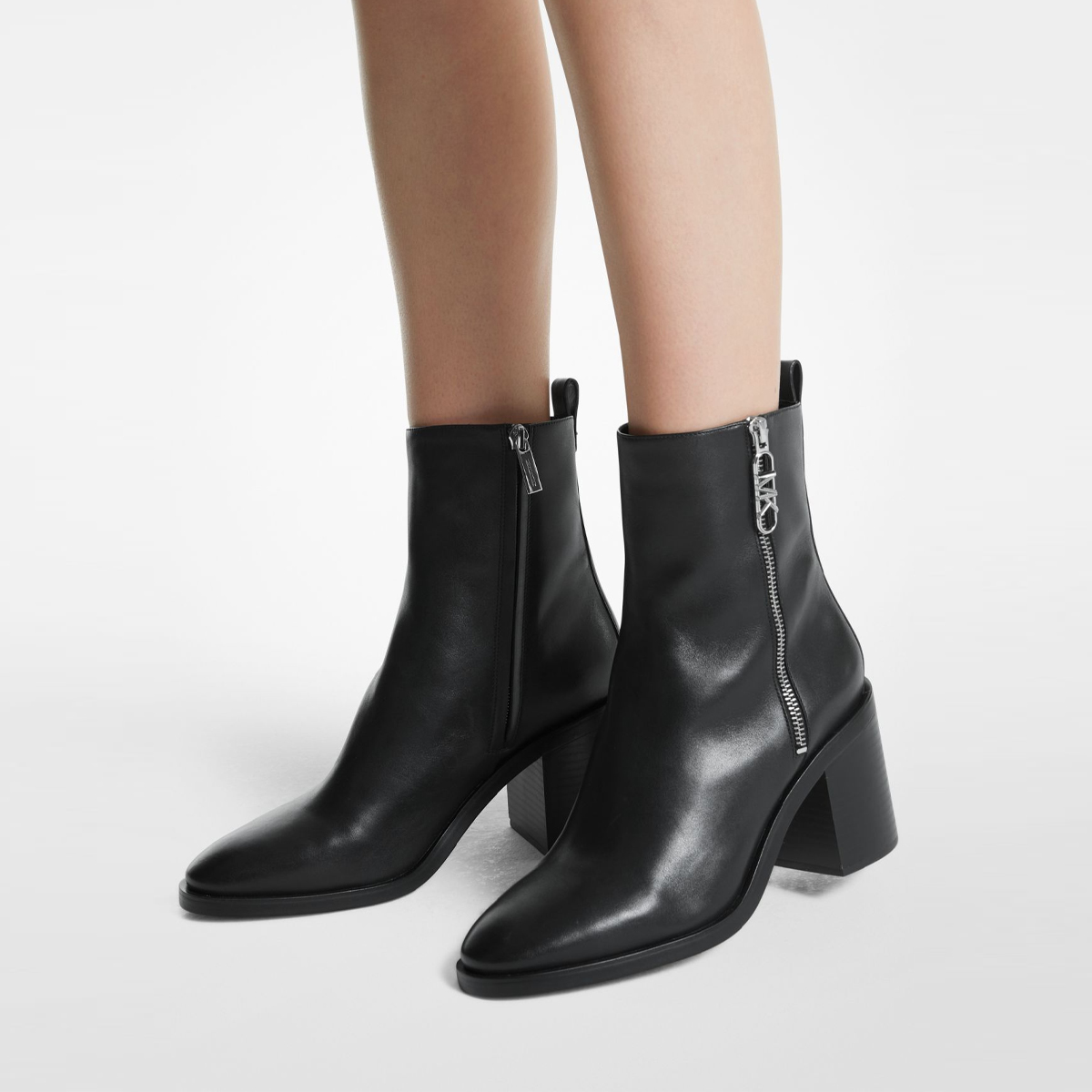 Michael Kors Stivaletto Regan in pelle Black - 5 Michael Kors Stivaletto Regan in pelle Black - 5