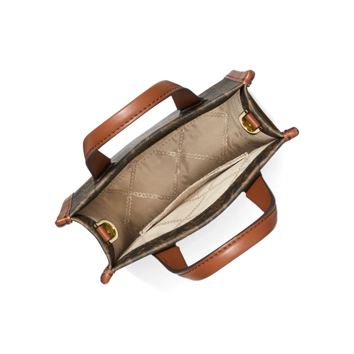 Michael Kors Mini Borsa a mano Gigi XS Brown Luggage - 2 Michael Kors Mini Borsa a mano Gigi XS Brown Luggage - 2