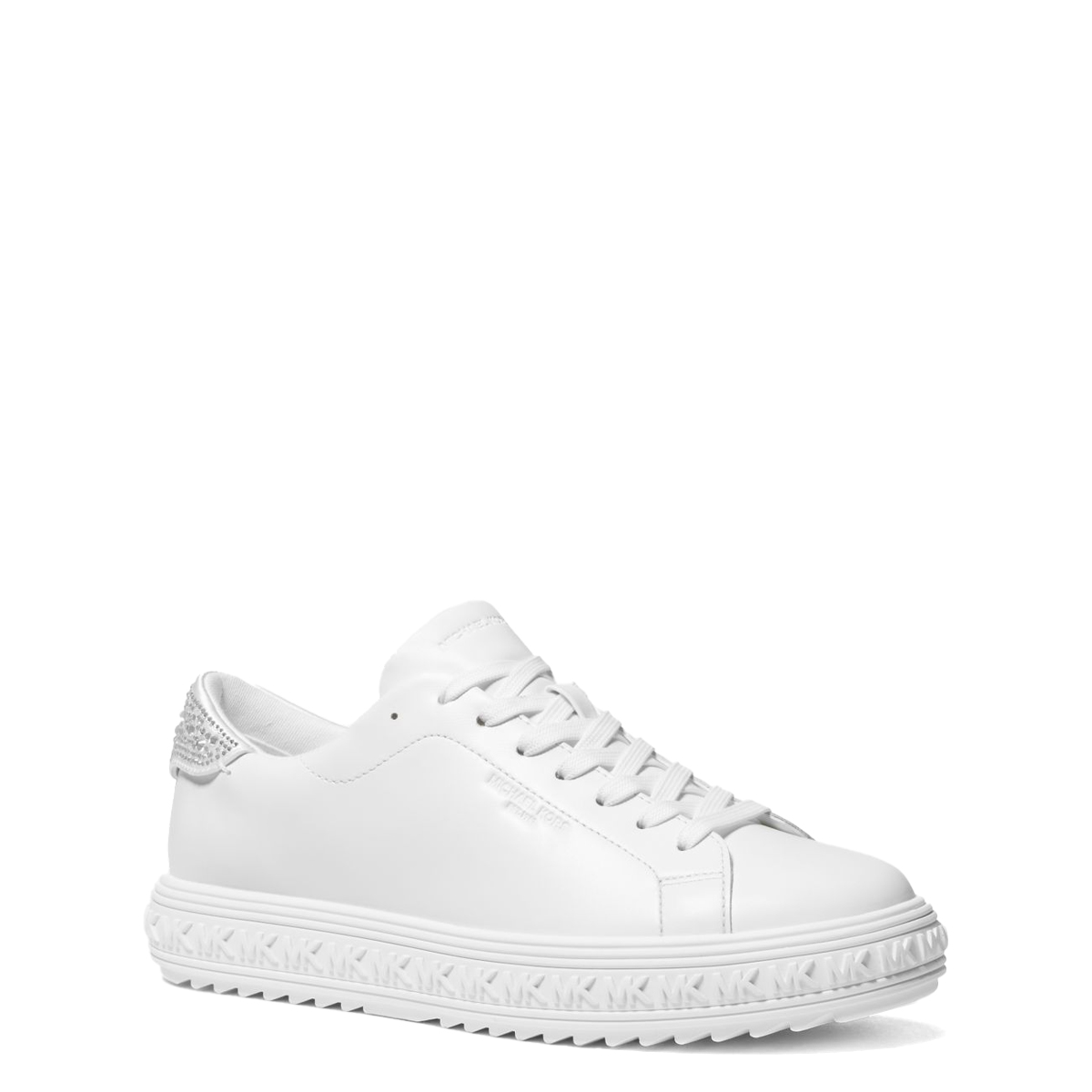 Michael Kors Sneakers Grove in pelle con decorazioni Optic White - 2 Michael Kors Sneakers Grove in pelle con decorazioni Optic White - 2