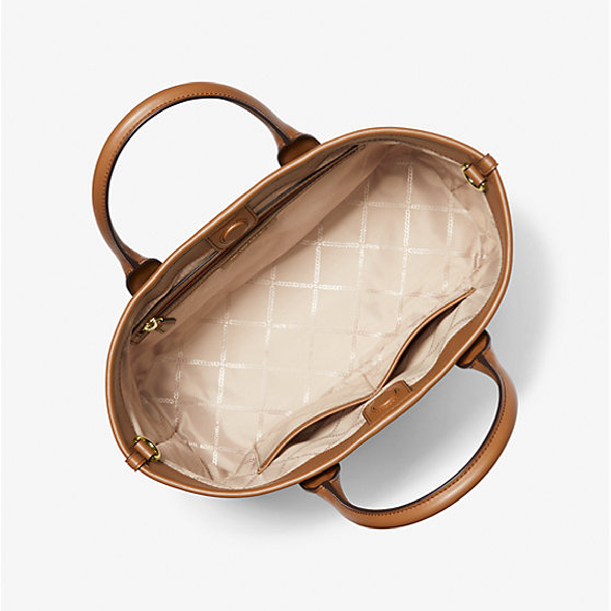 Michael Kors Borsa a mano Luisa media con logo Brn/Luggage - 2 Michael Kors Borsa a mano Luisa media con logo Brn/Luggage - 2