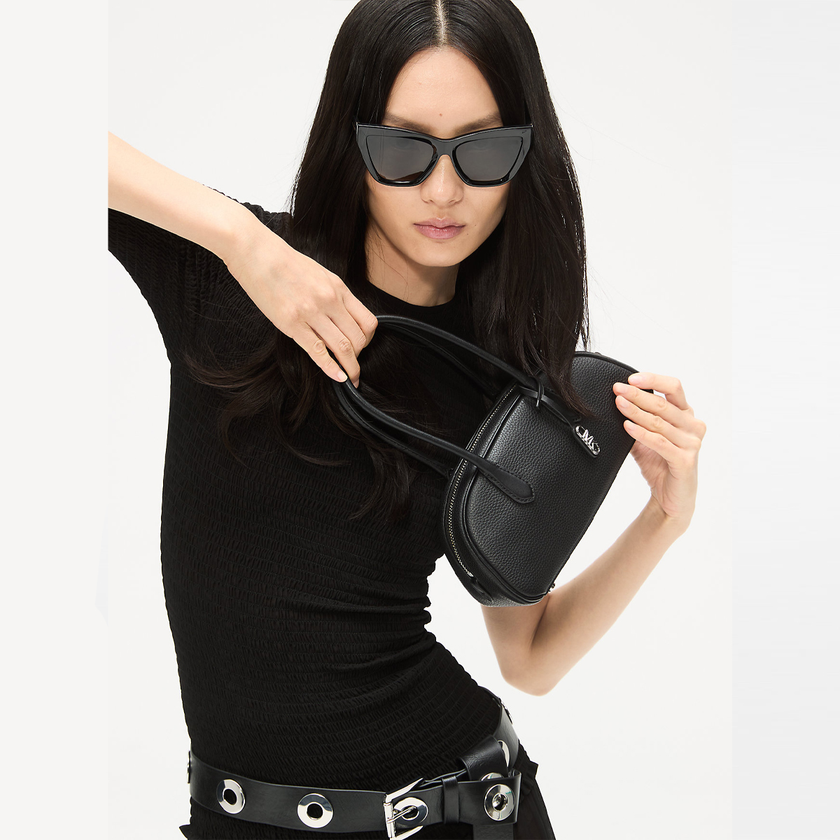Michael Kors Borsa a mano Lulu Small Black - 4 Michael Kors Borsa a mano Lulu Small Black - 4