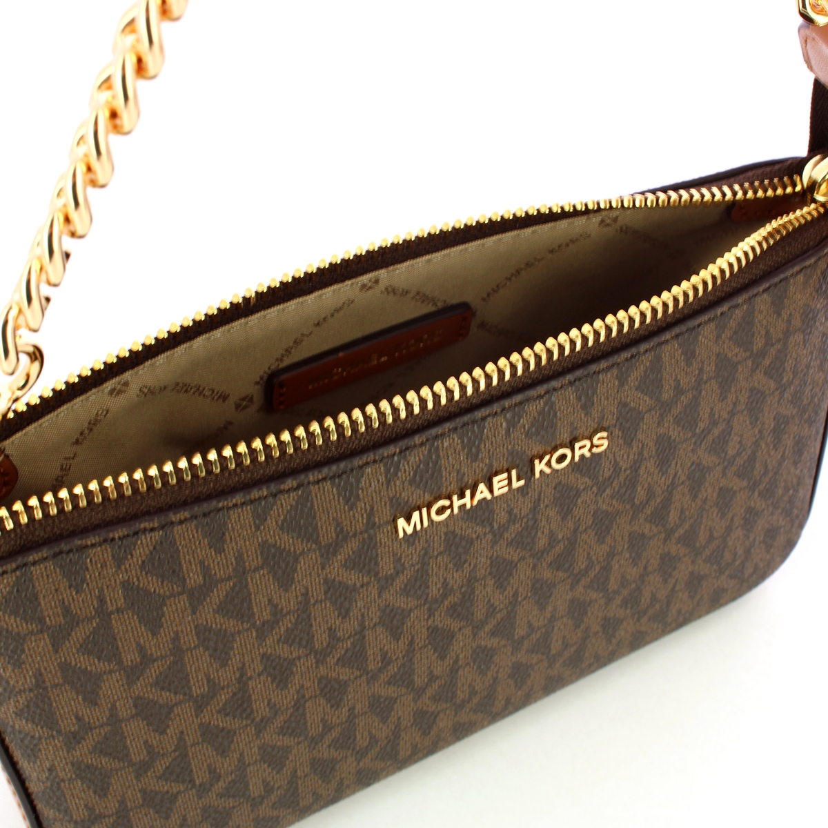 Michael Kors Pochette Jet Set Brown - 4 Michael Kors Pochette Jet Set Brown - 4