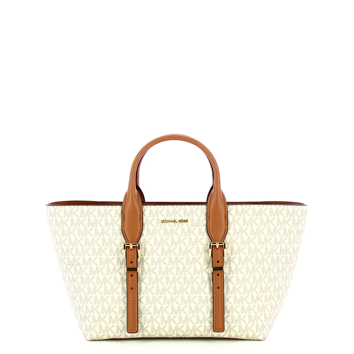Michael Kors Borsa a mano Moore Small Vanilla/Acorn - 1 Michael Kors Borsa a mano Moore Small Vanilla/Acorn - 1