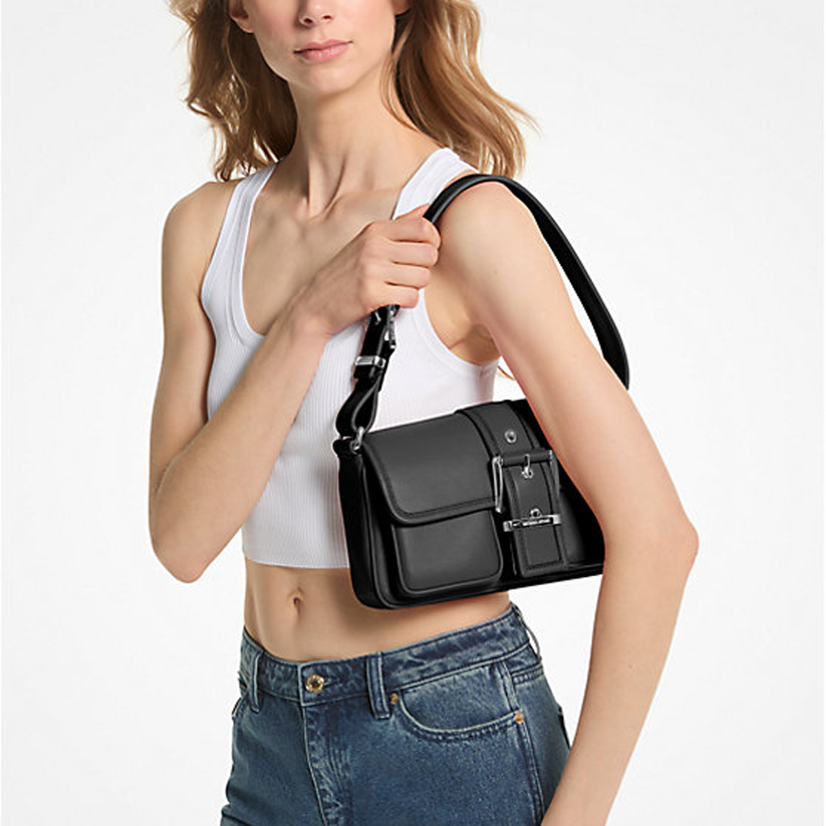 Michael Kors Borsa a spalla Colby media Black - 2 Michael Kors Borsa a spalla Colby media Black - 2