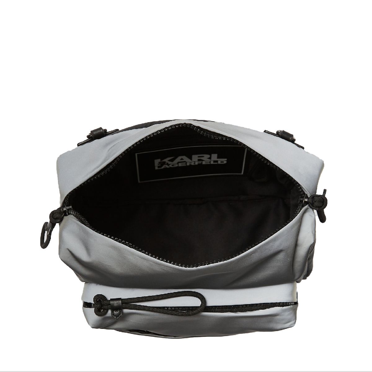 KRLG Borsa a tracolla Rue St-Guillame Riflettente Degradè Grey - 4 KRLG Borsa a tracolla Rue St-Guillame Riflettente Degradè Grey - 4