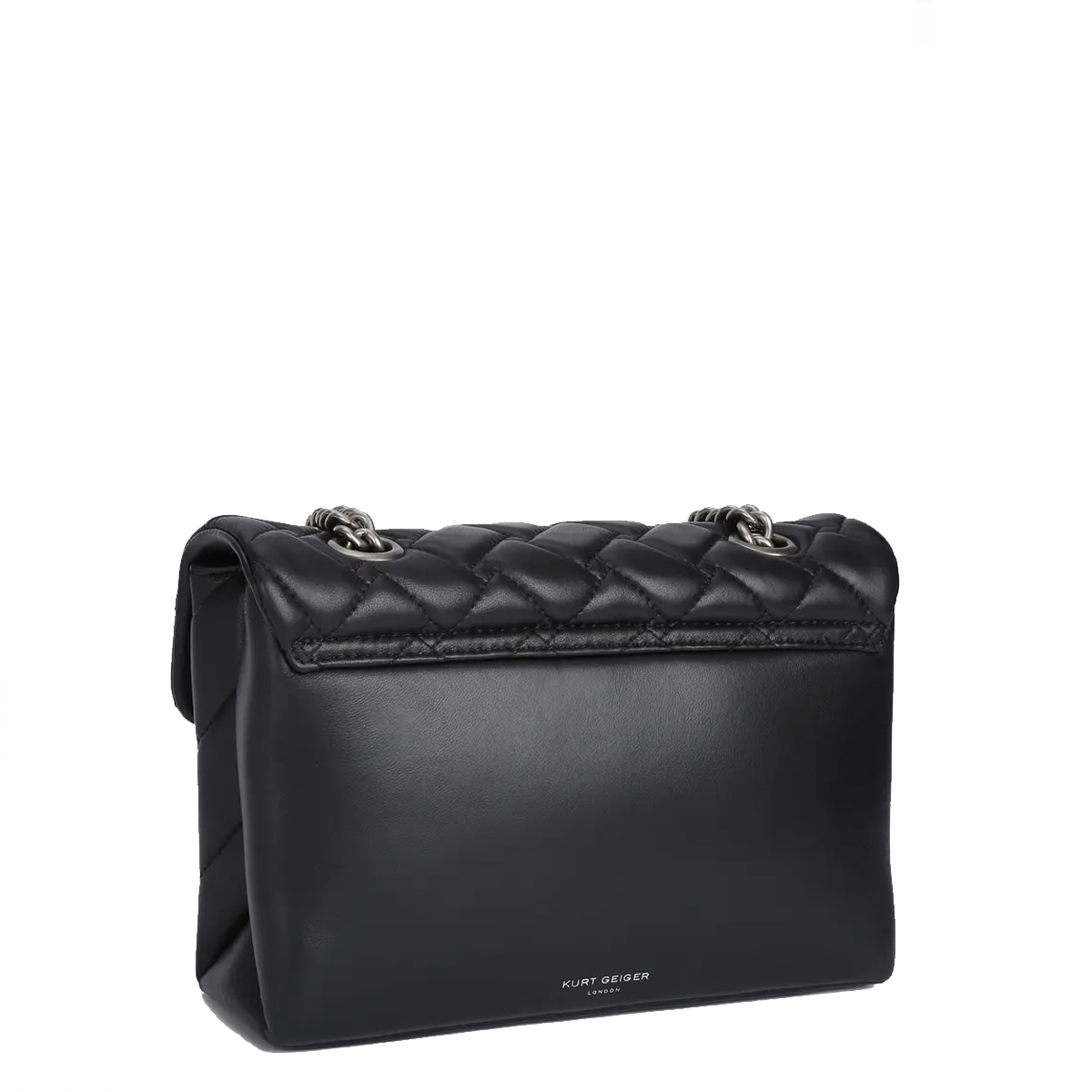 KUGE Borsa a spalla Kensington Bag Large Black Comb - 4 KUGE Borsa a spalla Kensington Bag Large Black Comb - 4