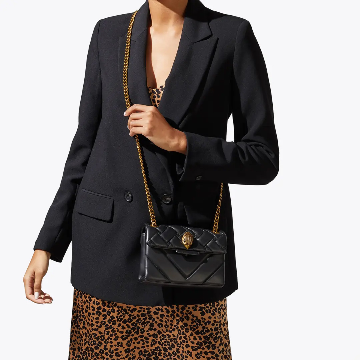 KUGE Tracollina Mini Kensington Bag Black Comb - 2 KUGE Tracollina Mini Kensington Bag Black Comb - 2