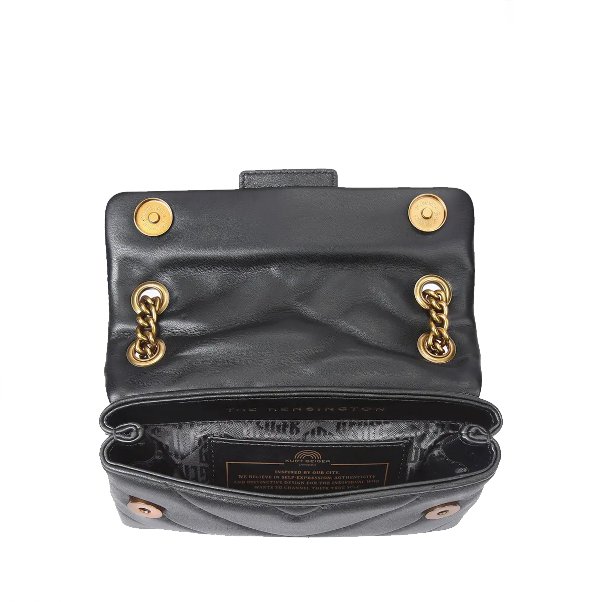 KUGE Tracollina Mini Kensington Bag Black Comb - 5 KUGE Tracollina Mini Kensington Bag Black Comb - 5