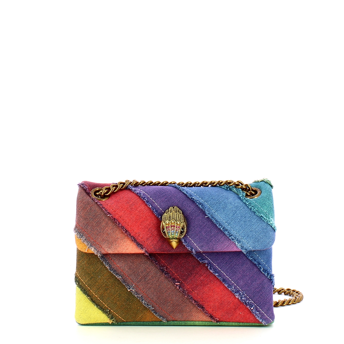 Kurt Geiger Tracolla Denim Mini Kensington Bag Other - 1 Kurt Geiger Tracolla Denim Mini Kensington Bag Other - 1