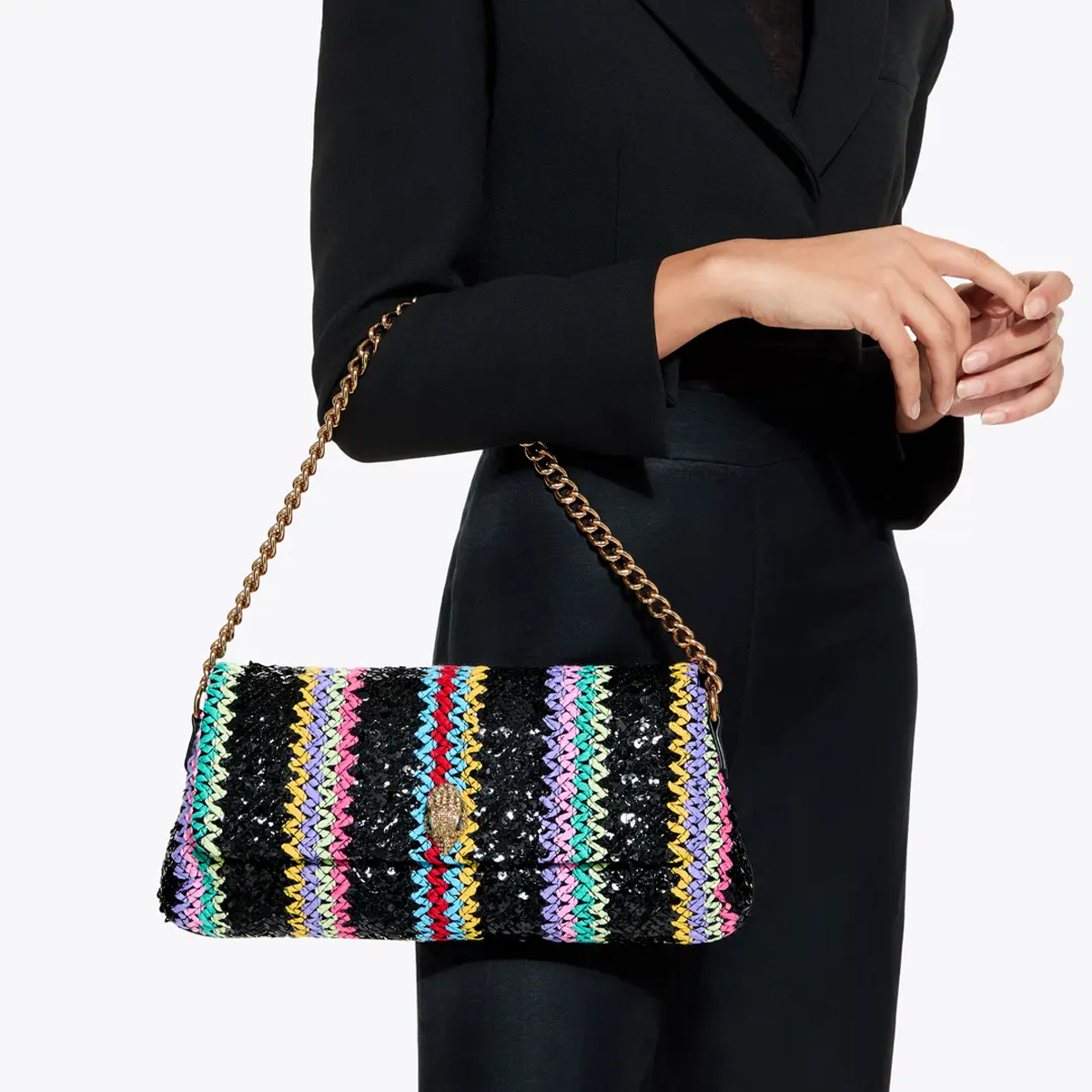 Kurt Geiger Borsa Kensington Bag Black Other - 6 Kurt Geiger Borsa Kensington Bag Black Other - 6