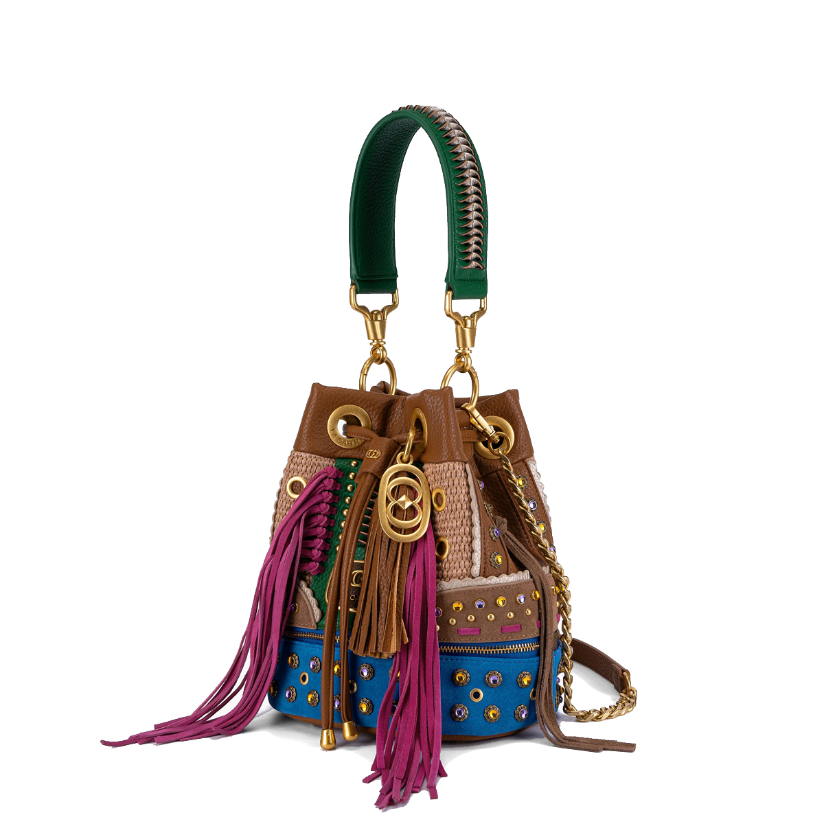 La Carrie Borsa a Secchiello Ficus Multicolor - 2 La Carrie Borsa a Secchiello Ficus Multicolor - 2