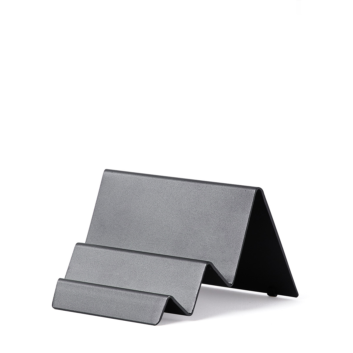 Lexon Stand porta carte City Alluminio Canna di Fucile - 1 Lexon Stand porta carte City Alluminio Canna di Fucile - 1