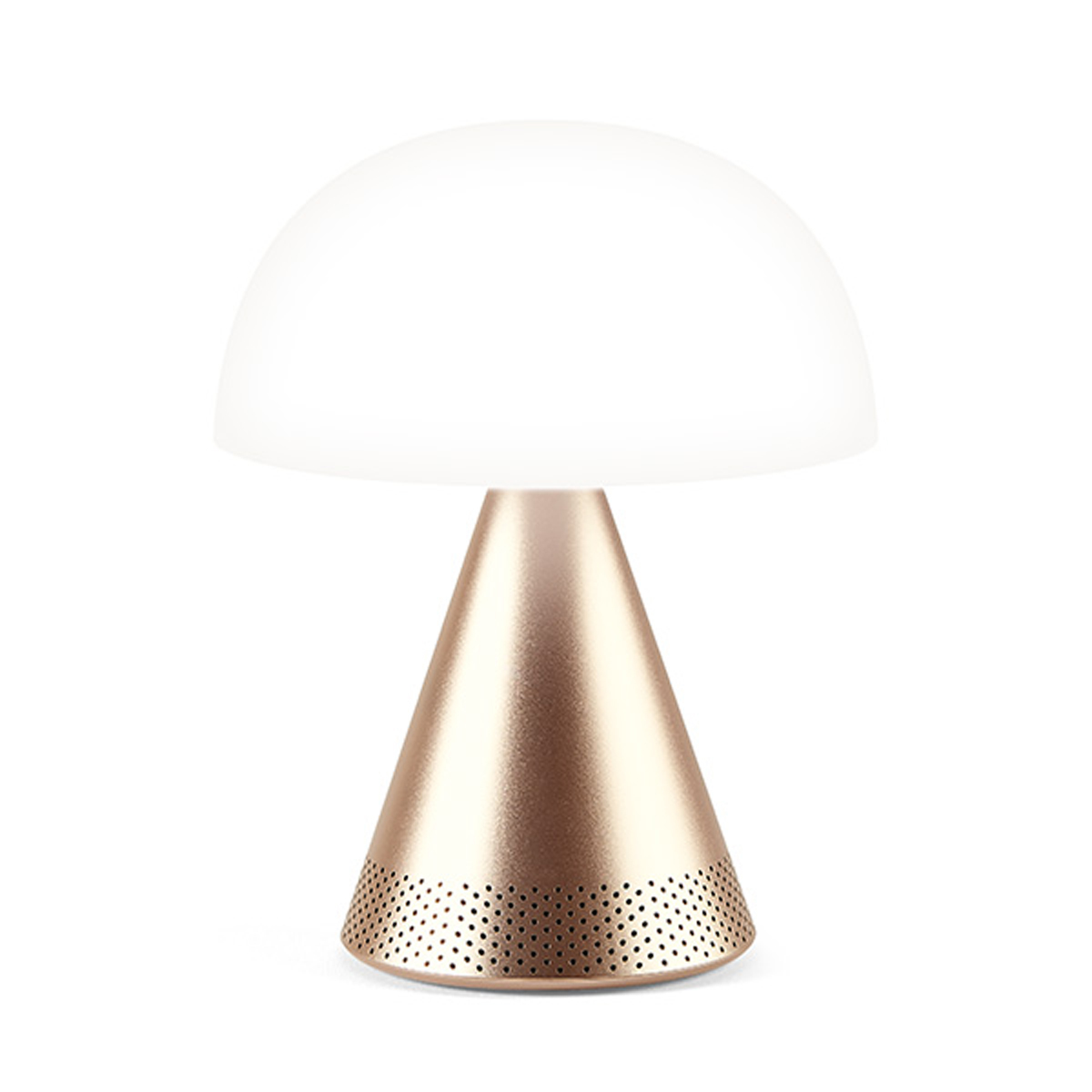 Lexon Lampada Speaker Mina L Audio Alluminio Oro Soft - 3 Lexon Lampada Speaker Mina L Audio Alluminio Oro Soft - 3