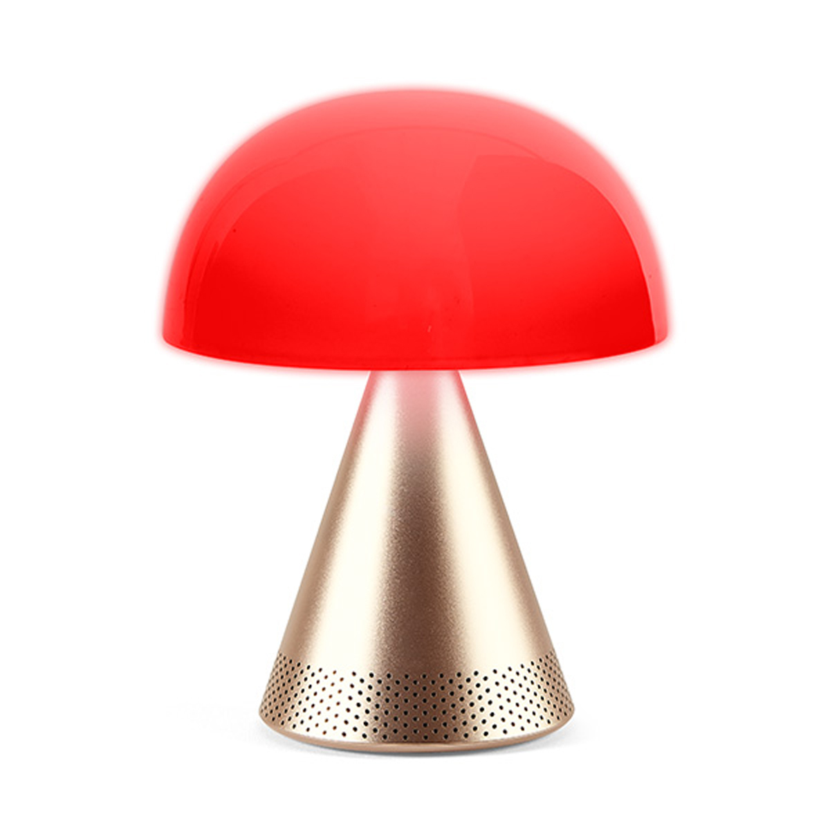 Lexon Lampada Speaker Mina L Audio Alluminio Oro Soft - 8 Lexon Lampada Speaker Mina L Audio Alluminio Oro Soft - 8
