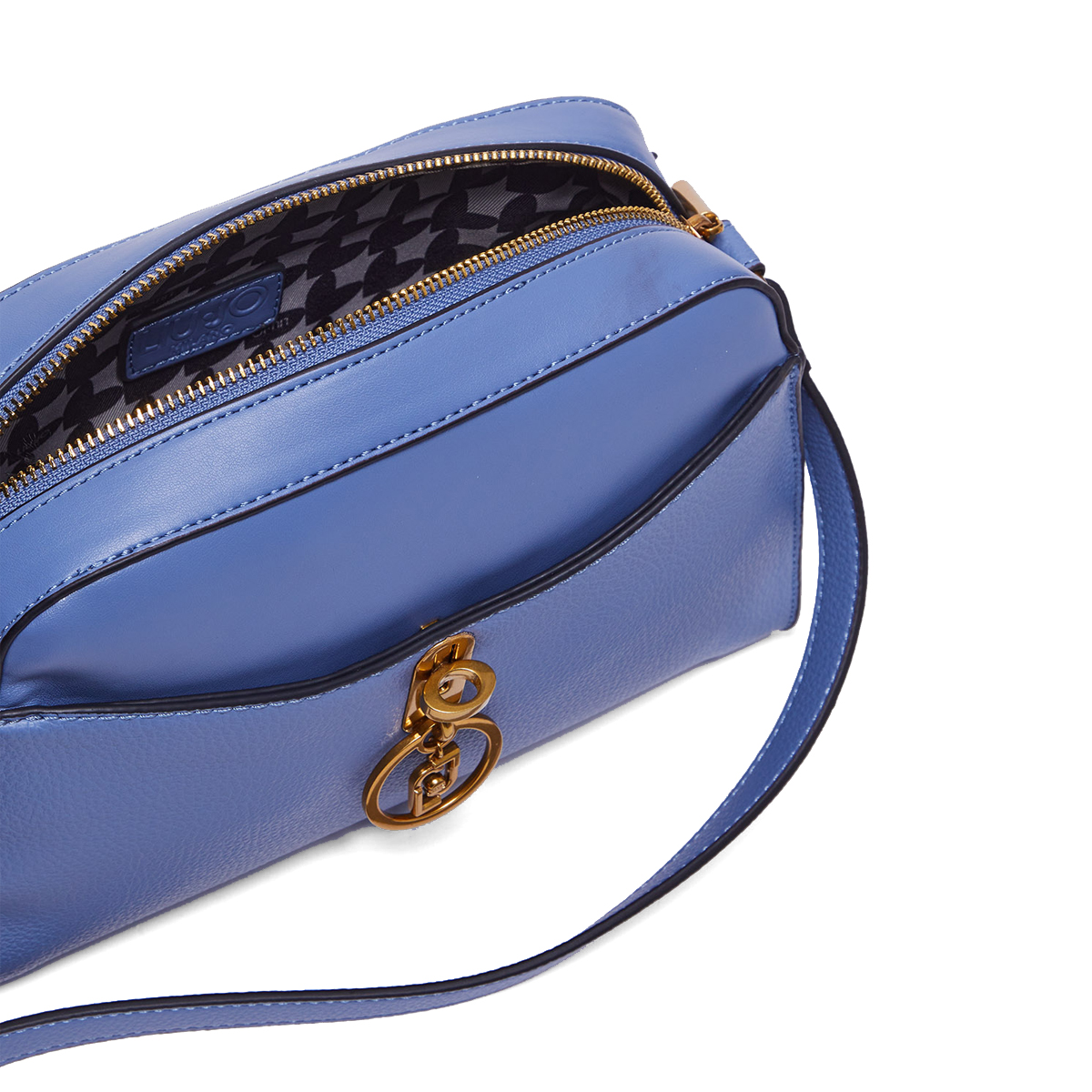 Liu Jo Borsa a tracolla Ecosostenibile con charm Steel Blue - 5