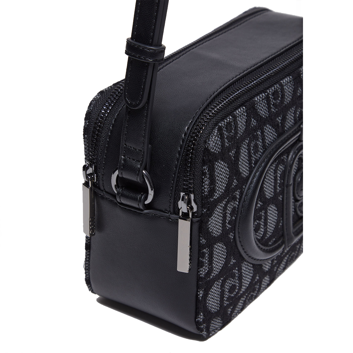 Liu Jo Camera Bag Logo Jacquard Nero - 6 Liu Jo Camera Bag Logo Jacquard Nero - 6
