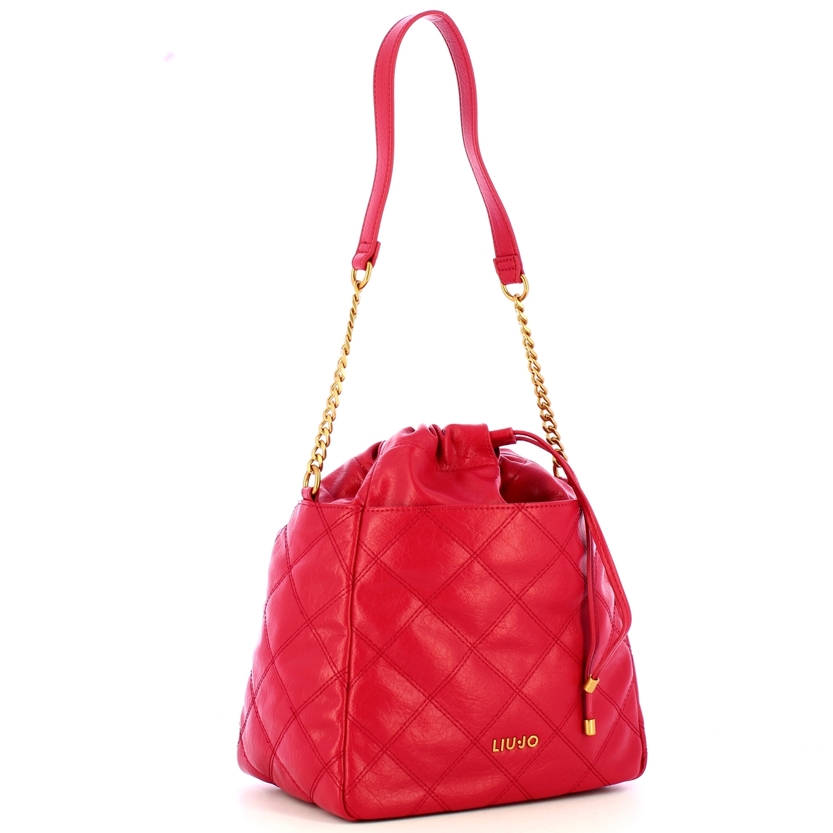 Liu Jo Basket Bag trapuntata Rosso Pompeiano - 2 Liu Jo Basket Bag trapuntata Rosso Pompeiano - 2