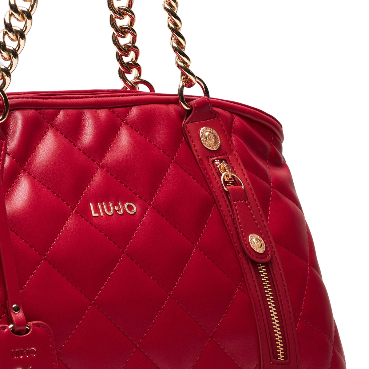 Liu Jo Borsa a mano trapuntata Rosso Pompeiano - 5 Liu Jo Borsa a mano trapuntata Rosso Pompeiano - 5