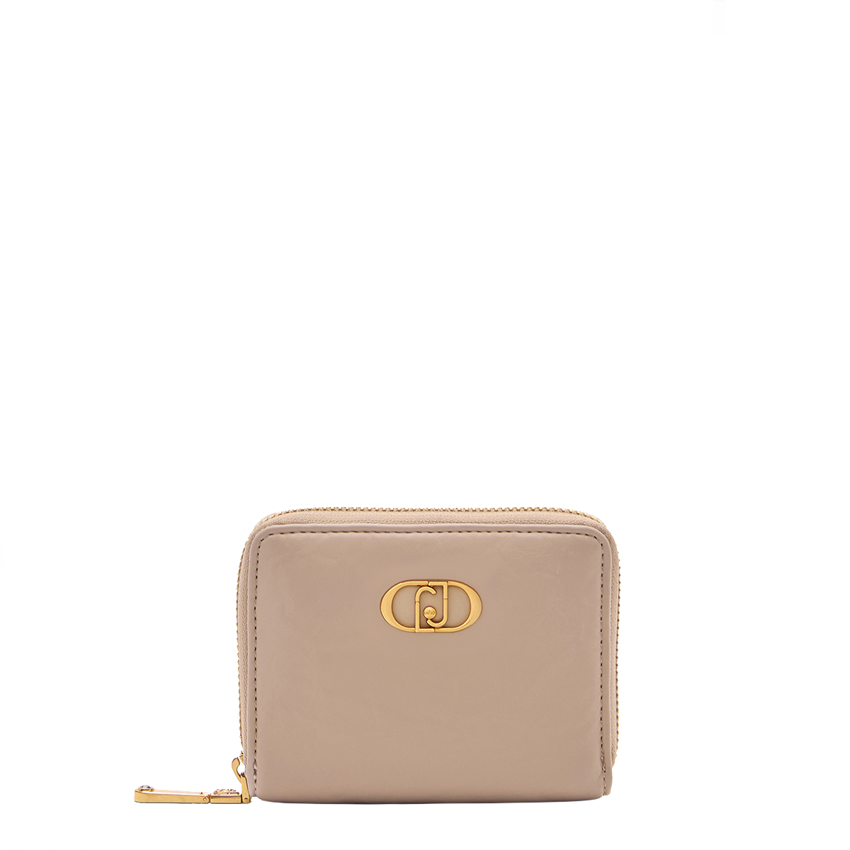 Liu Jo Portafoglio piccolo Zip Around con Logo Dark Sand - 1 Liu Jo Portafoglio piccolo Zip Around con Logo Dark Sand - 1