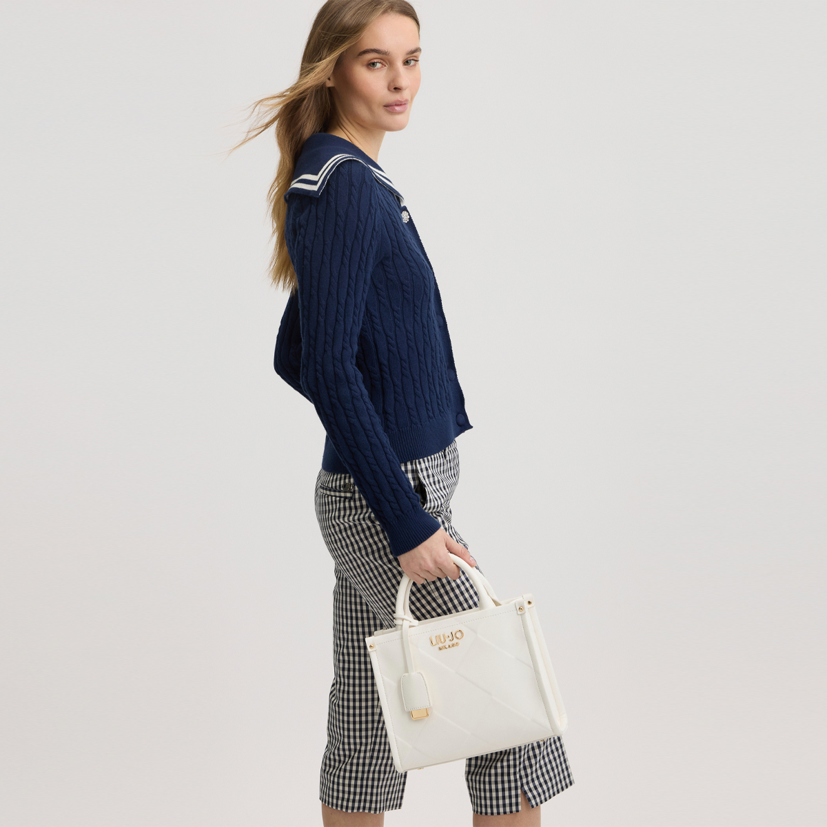 Liu Jo Shopping bag piccola Off White - 2 Liu Jo Shopping bag piccola Off White - 2