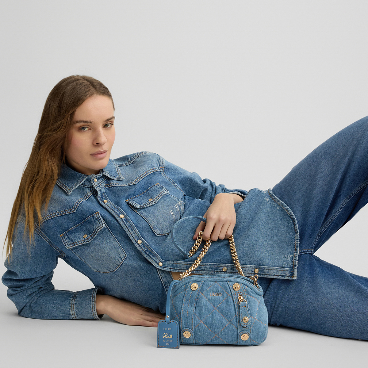 Liu Jo Tracollina matelassé Denim - 2 Liu Jo Tracollina matelassé Denim - 2
