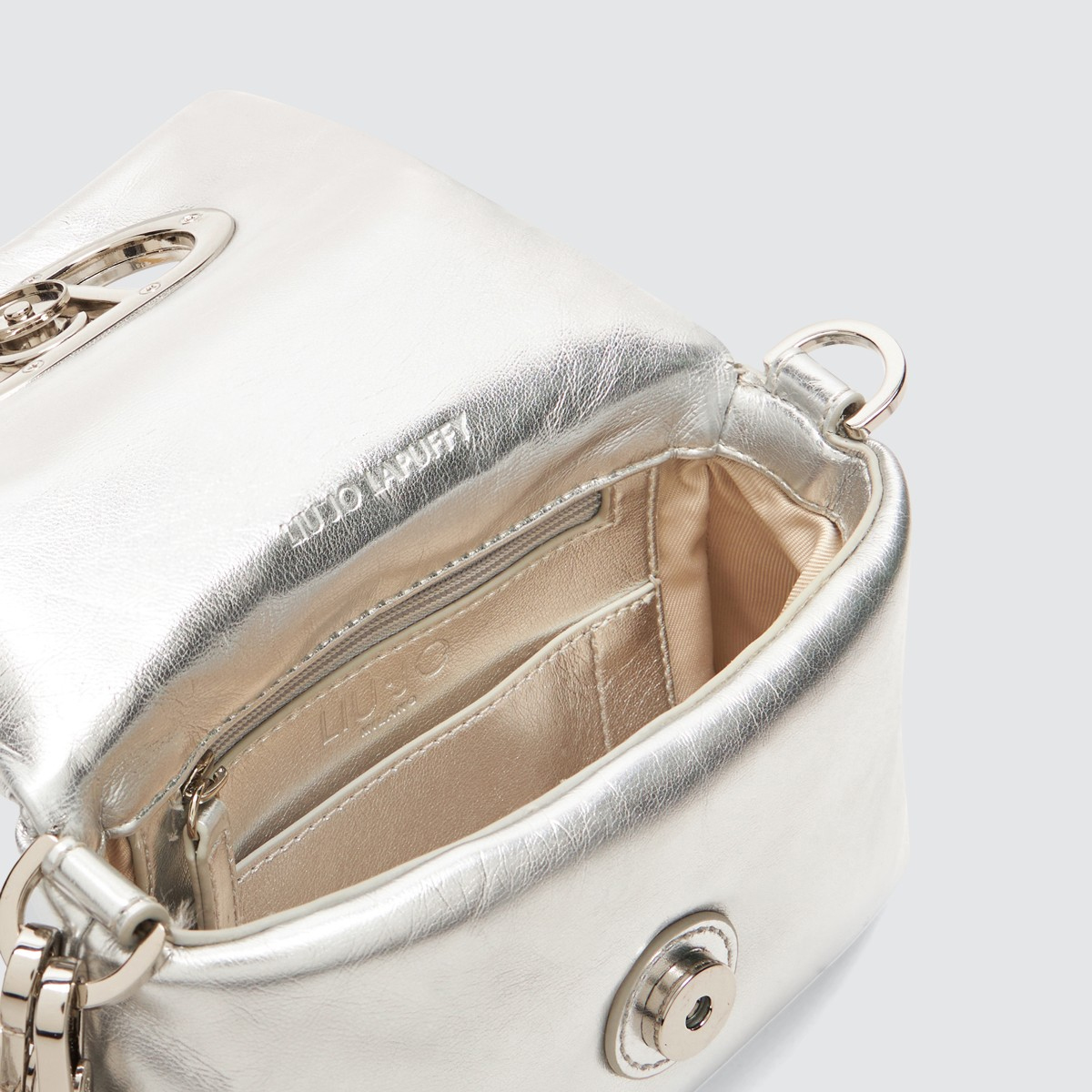 Liu Jo Sottospalla LaPuffy laminata Silver - 5 Liu Jo Sottospalla LaPuffy laminata Silver - 5