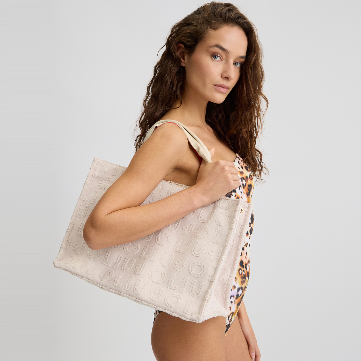 Liu Jo Tote Bag Jacquard True Champagne - 2 Liu Jo Tote Bag Jacquard True Champagne - 2