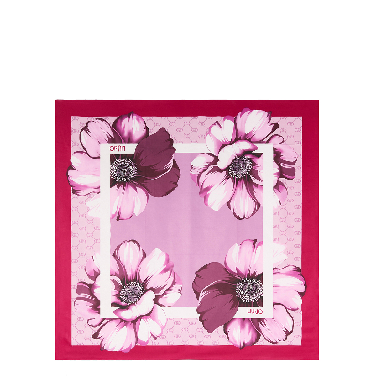 Liu Jo Foulard floreale Sangria - 2 Liu Jo Foulard floreale Sangria - 2