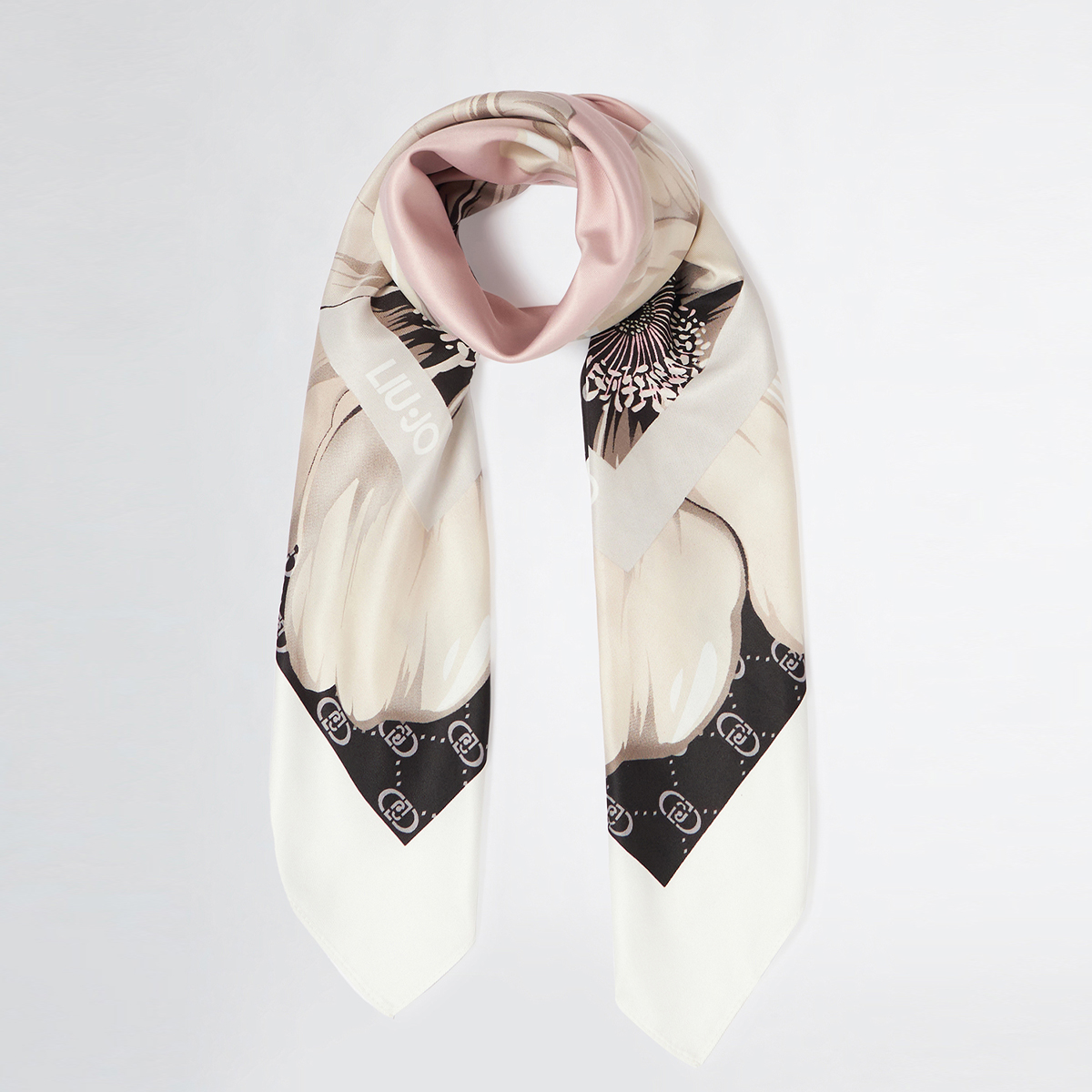 Liu Jo Foulard floreale Black - 1 Liu Jo Foulard floreale Black - 1