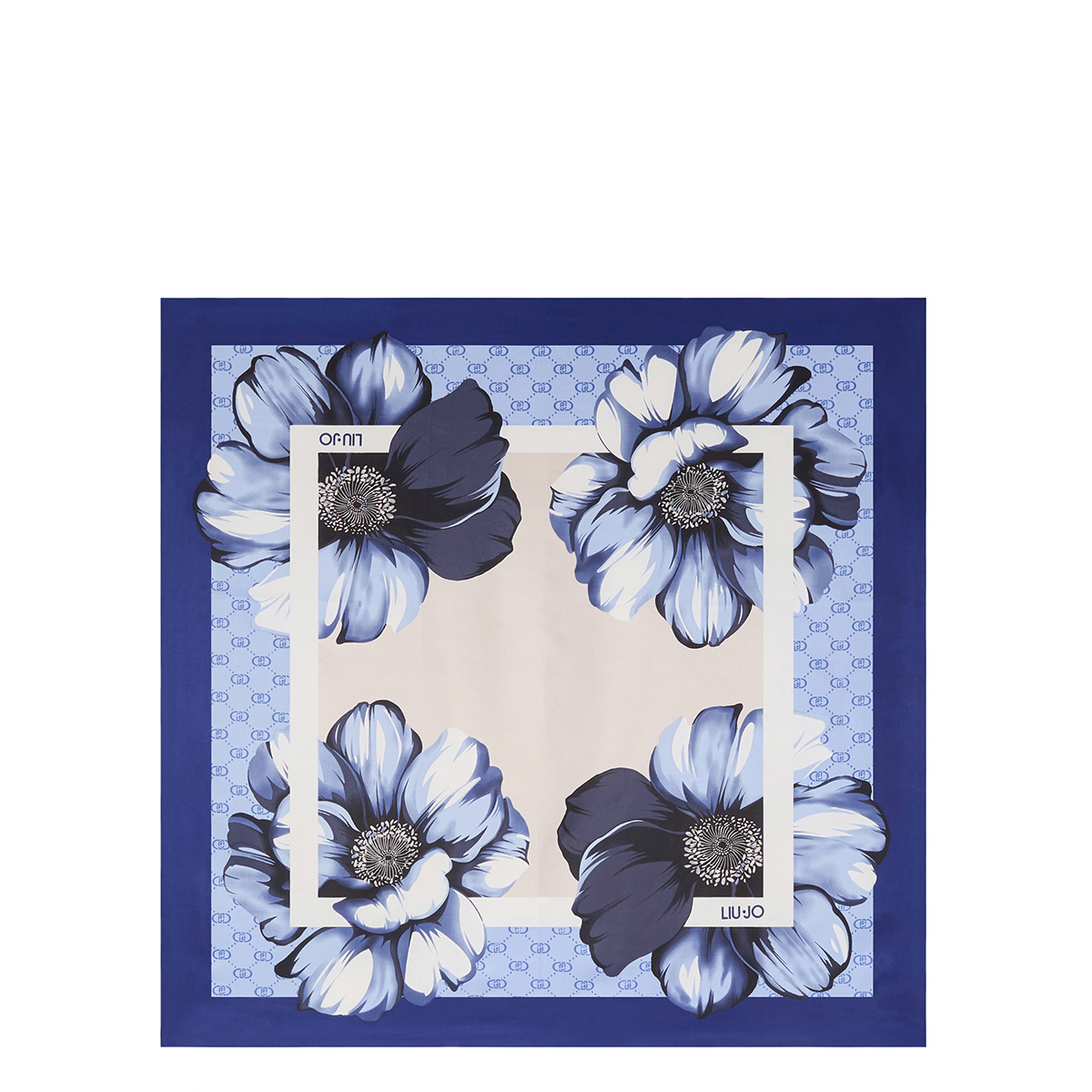 Liu Jo Foulard floreale Sodalite Blue - 2 Liu Jo Foulard floreale Sodalite Blue - 2