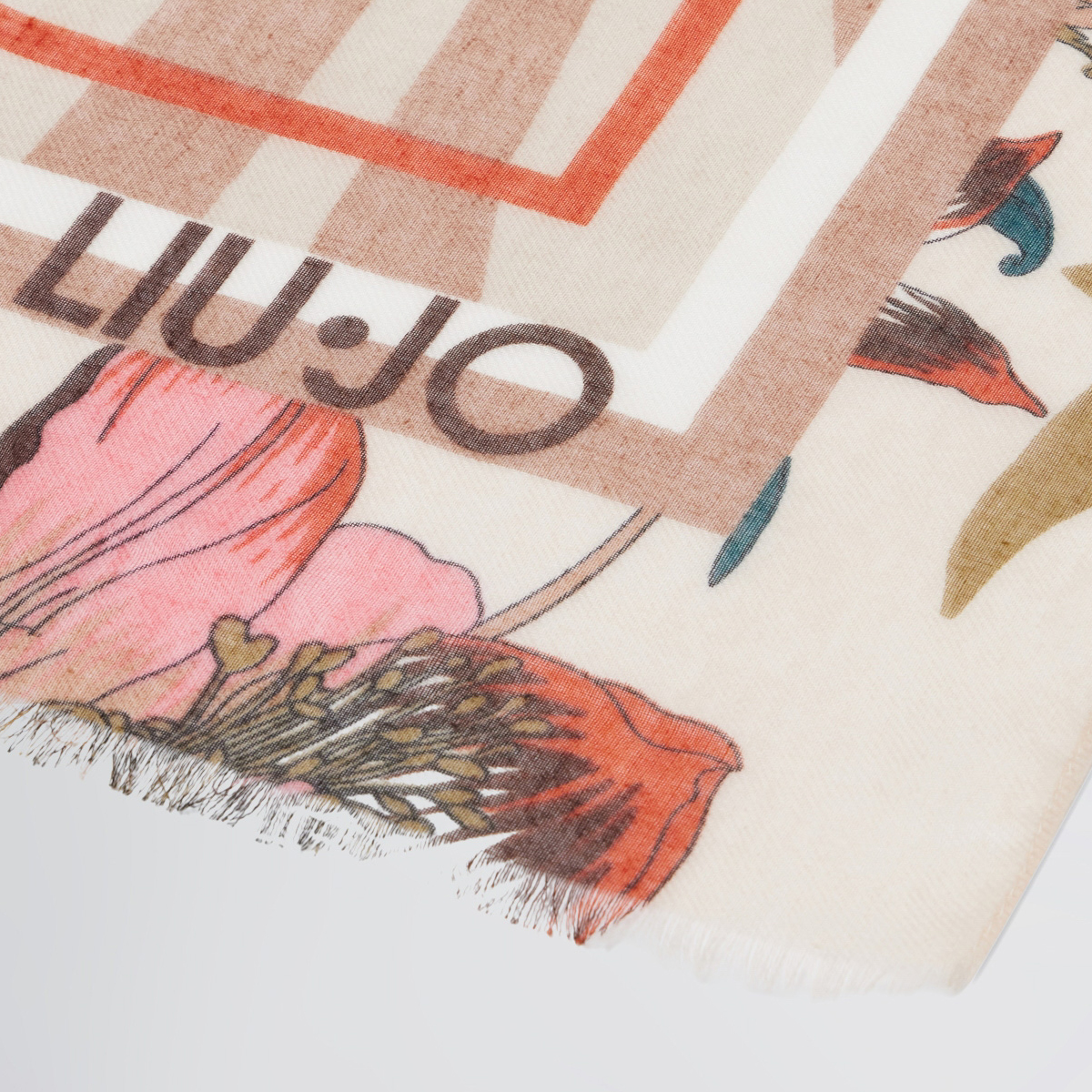 Liu Jo Foulard stamp floreale Naturale - 4 Liu Jo Foulard stamp floreale Naturale - 4
