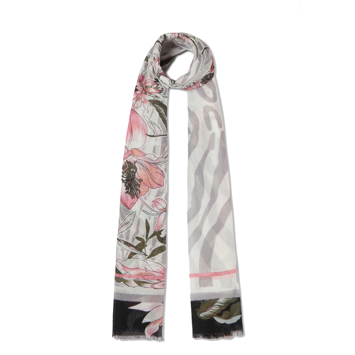 Liu Jo Foulard stamp floreale Black - 1 Liu Jo Foulard stamp floreale Black - 1