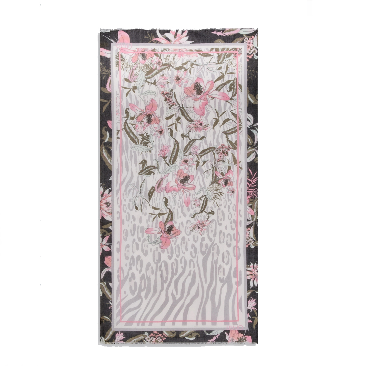 Liu Jo Foulard stamp floreale Black - 3 Liu Jo Foulard stamp floreale Black - 3