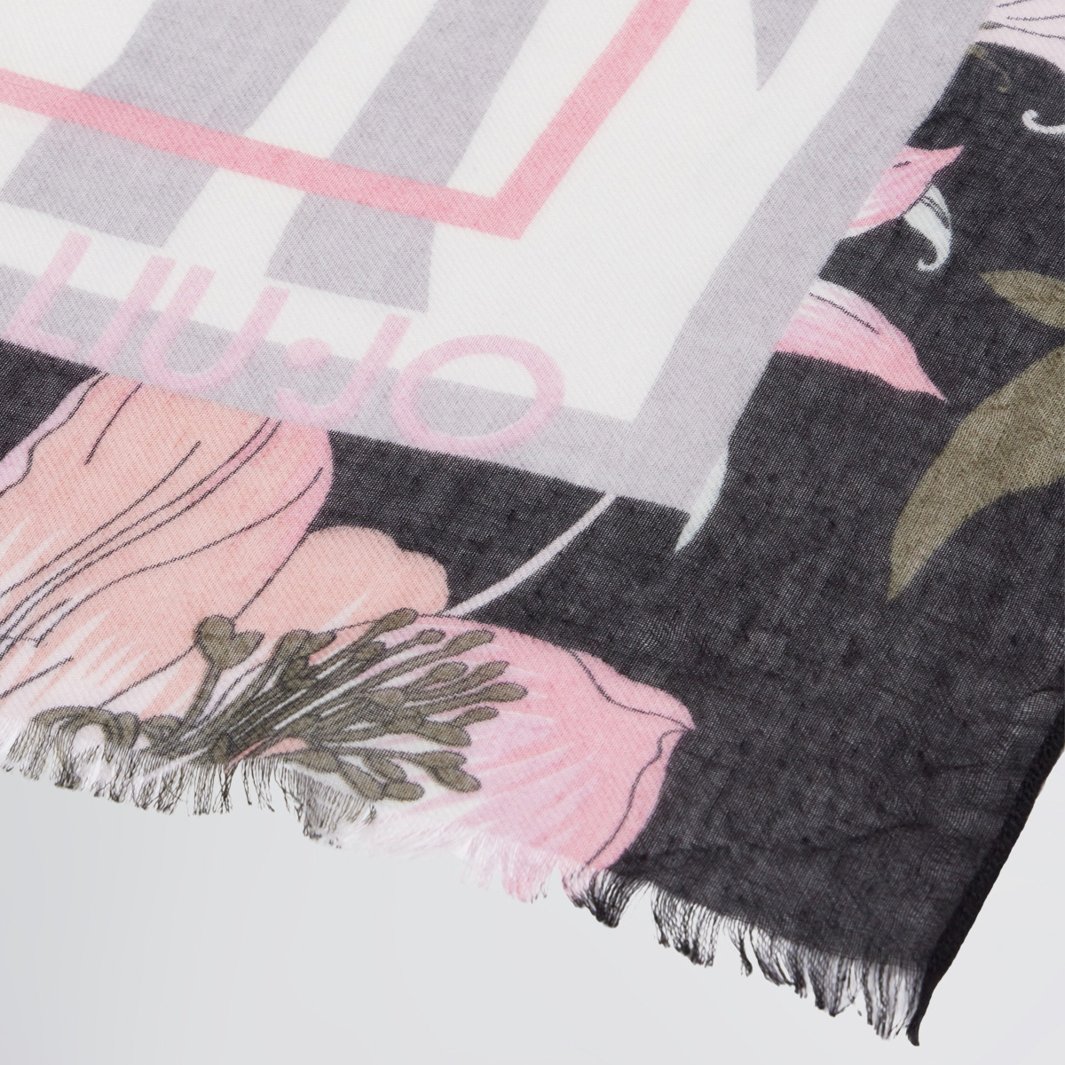 Liu Jo Foulard stamp floreale Black - 4 Liu Jo Foulard stamp floreale Black - 4