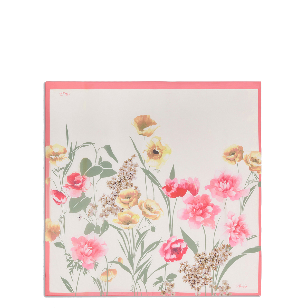 Liu Jo Foulard floreale Cloudy Coral - 2 Liu Jo Foulard floreale Cloudy Coral - 2