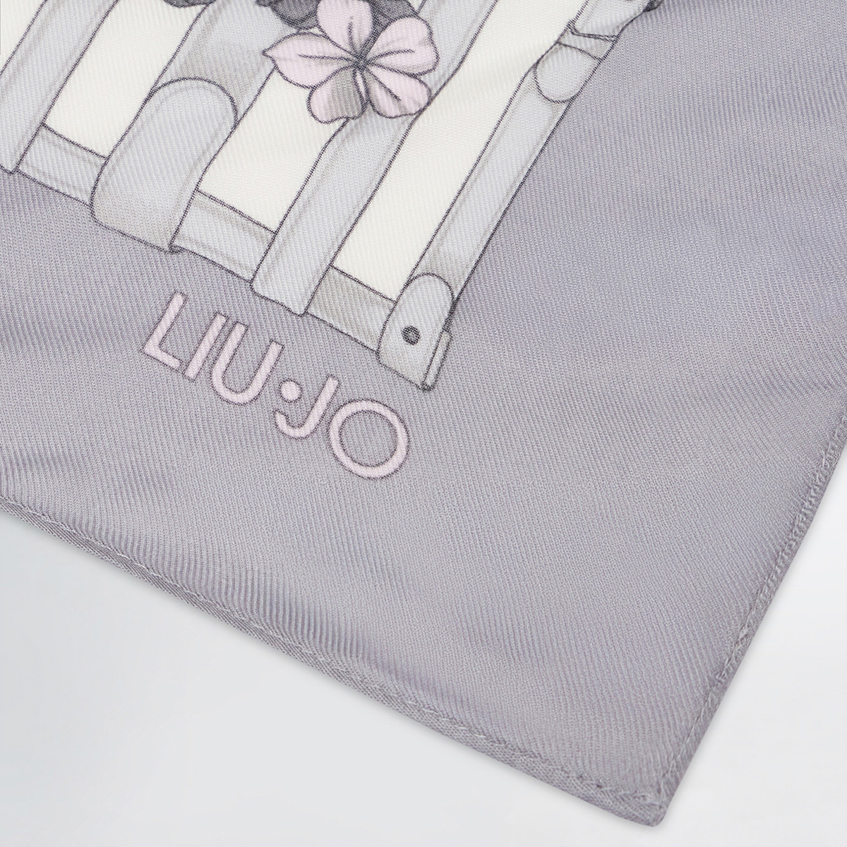 Liu Jo Foulard con stampa floreale Black - 4 Liu Jo Foulard con stampa floreale Black - 4