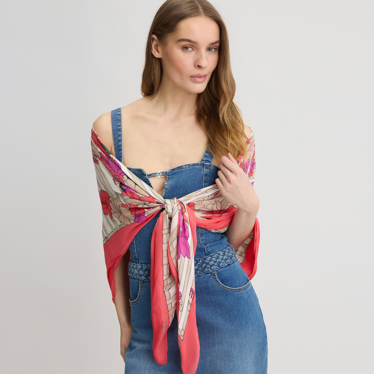 Liu Jo Foulard con stampa floreale Glam Juice - 2 Liu Jo Foulard con stampa floreale Glam Juice - 2