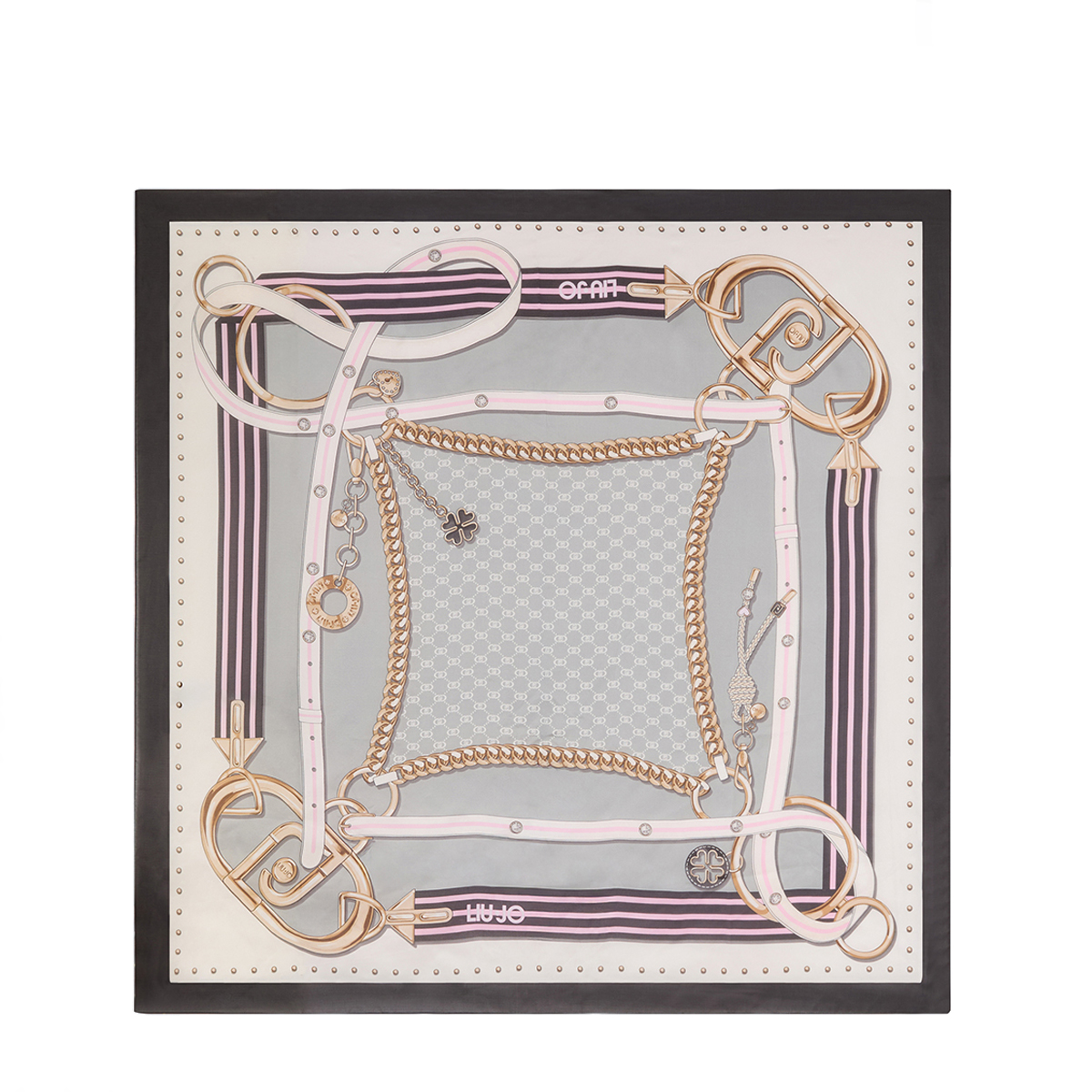 Liu Jo Foulard a righe Black - 3 Liu Jo Foulard a righe Black - 3