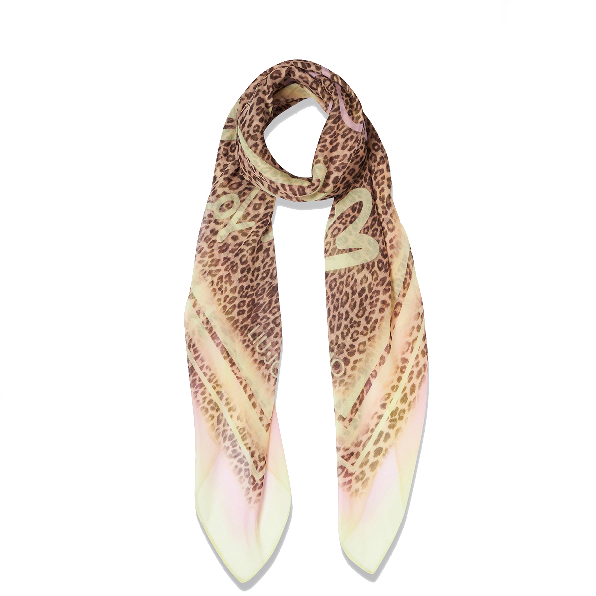 Liu Jo Foulard con stampa animalier Pale Yellow - 1 Liu Jo Foulard con stampa animalier Pale Yellow - 1
